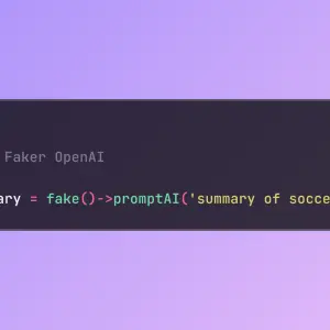 مولد بيانات وهمية باستخدام Laravel و OpenAI.